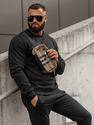 Compleu sport bărbaţi negru OZONEE JS/68C10380/3Z