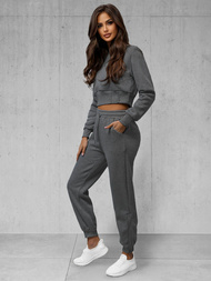 Trening dama doua piese antracit OZONEE JS/8C78/5Z