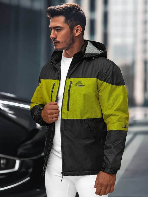 Jachetă bărbați neagră OZONEE JS/22M310/392Z