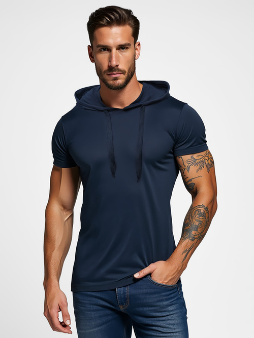 Tricou bărbați bleumarin OZONEE JS/8T89/25Z
