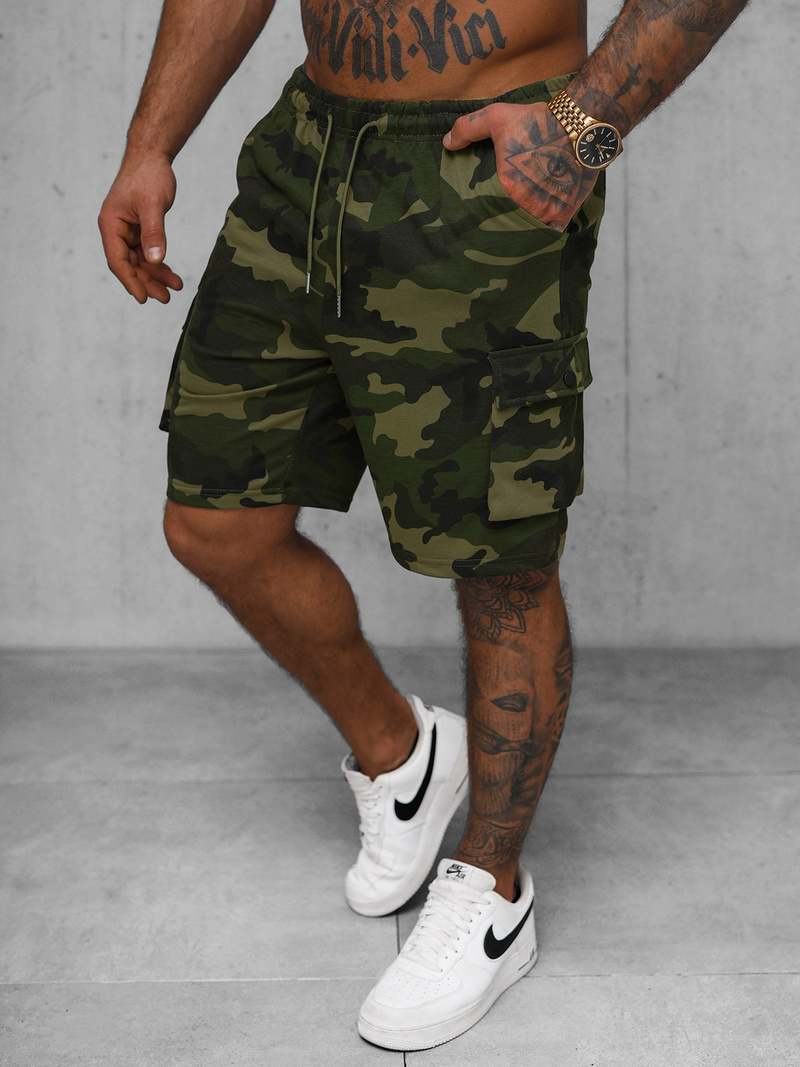 Pantaloni scurți sport bărbați verde OZONEE JS/8K282/29