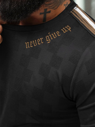 Tricou bărbați negri OZONEE O/QS11621