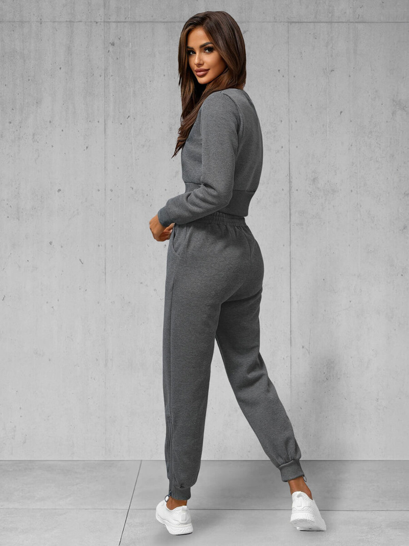 Trening dama doua piese antracit OZONEE JS/8C78/5Z