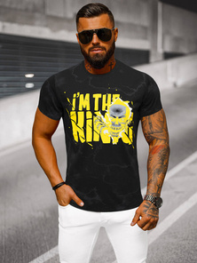 Tricou bărbați negri OZONEE JS/Y70028