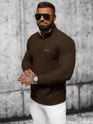 Bluză bărbați maro OZONEE O/TB2302