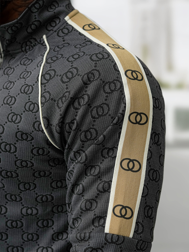 Compleu sport bărbaţi negru OZONEE O/FF5110AB