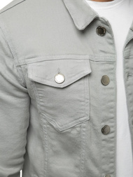 Geacă de blugi bărbați gri OZONEE G/620