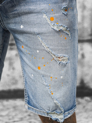 Pantaloni scurti bărbați albaștri deschis OZONEE NB/MP0263BC