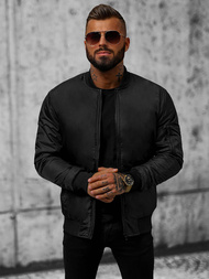 Jachetă bărbați neagră OZONEE JS/AK95Z