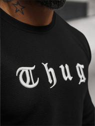 Bluză bărbați neagră OZONEE O/T6612