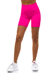 Pantaloni scurți sportivi pentru femei fucsie OZONEE O/54548