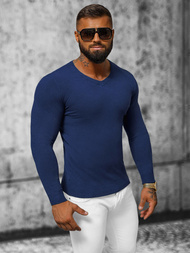 Pulover bărbați albastru închis OZONEE NB/MMB601/5Z