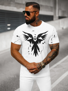 Tricou bărbați alb OZONEE O/T109/1Z