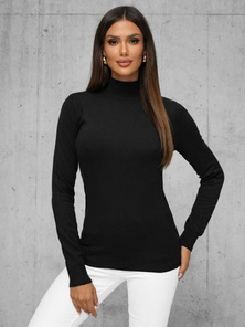 Pulover dama negru OZONEE JS/8003/9