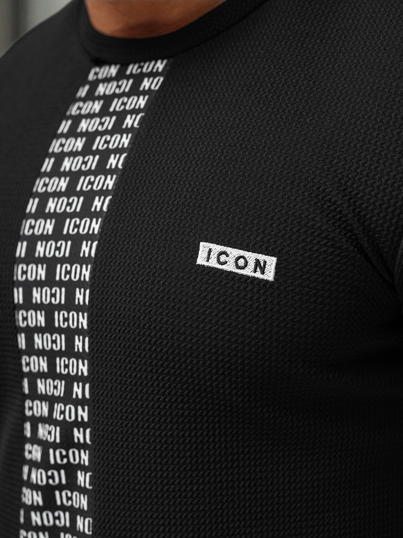 Tricou bărbați negru OZONEE O/B1211