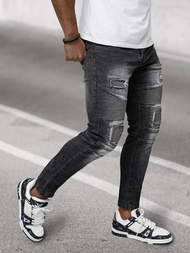 Blugi bărbaţi negri OZONEE NB/MP0142N