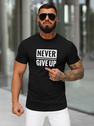 Tricou bărbați negru OZONEE NB/MT3133