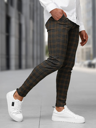 Pantaloni chino bărbaţi antracit OZONEE DJ/5632Z