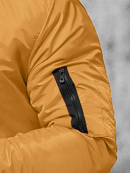 Jachetă bărbați camel OZONEE JS/AK95Z