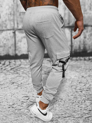 Pantaloni de trening bărbaţi gri OZONEE JS/8K1118/2