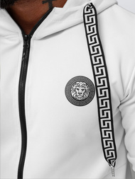 Compleu sport bărbaţi alb-negru OZONEE O/LN11887