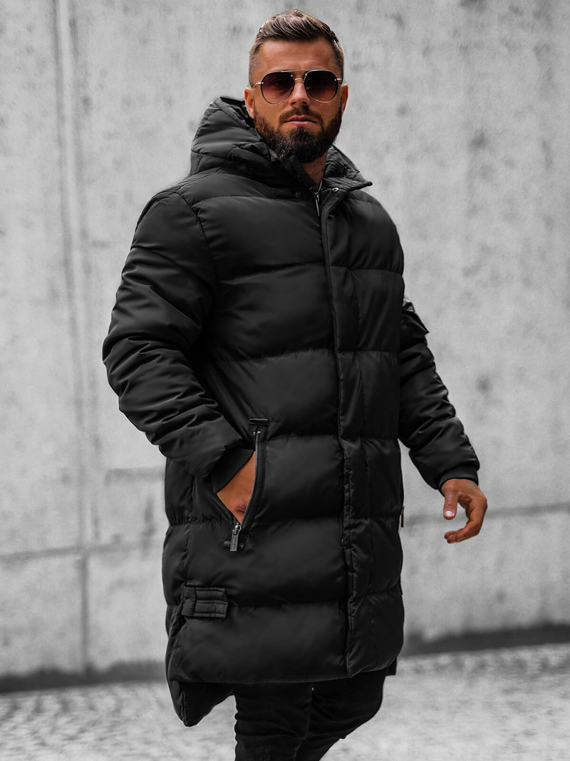 Geacă bărbați neagră OZONEE O/M799