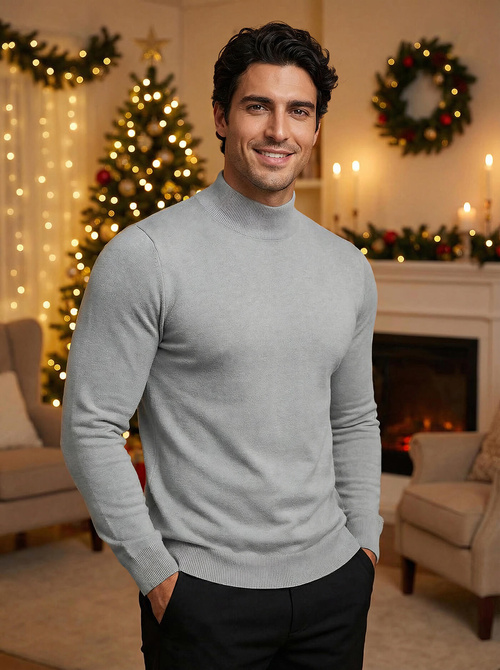 Pulover bărbați gri OZONEE V/V24503Z