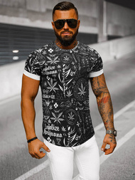 Tricou bărbați negru OZONEE O/P1347