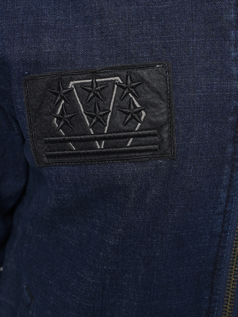 Jachetă de blugi bărbați albastru marin OZONEE NB/MJ509B