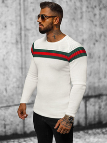 Pulover bărbați écru OZONEE L/2457Z