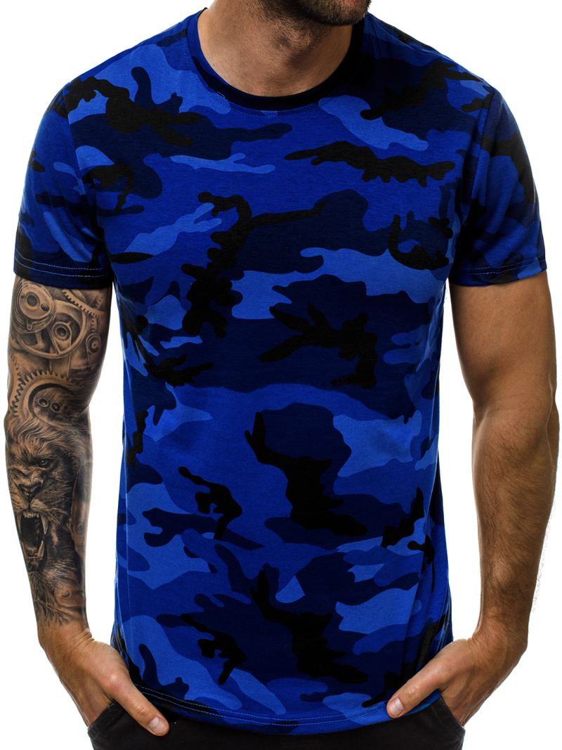 Tricou bărbați bleumarin OZONEE JS/S807
