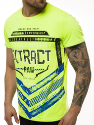 Tricou bărbați verde OZONEE JS/SS10963