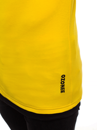 Tricou cu glugă bărbați galben OZONEE O/1273Z