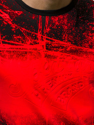 Tricou bărbați rosii OZONEE JS/SS11017