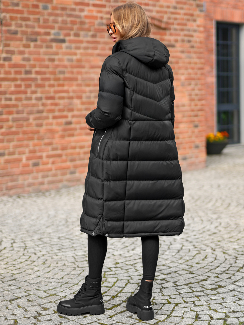 Geacă de femei neagra OZONEE JS/M736/392Z