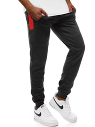Pantaloni de trening bărbaţi negri OZONEE JS/JZ11021