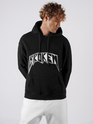 Hanorac neagră OZONEE O/SWE23019Z