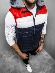 Vestă bărbați albastru marin OZONEE N/6105Z