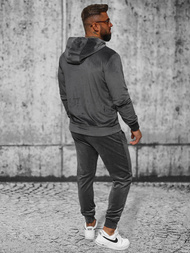 Trening catifea bărbați antracit OZONEE JS/8C1169/6