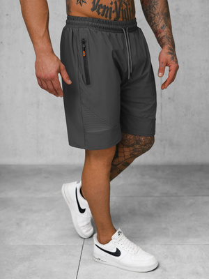 Pantaloni scurți sport pentru bărbați antracit OZONEE JS/12K1801/5