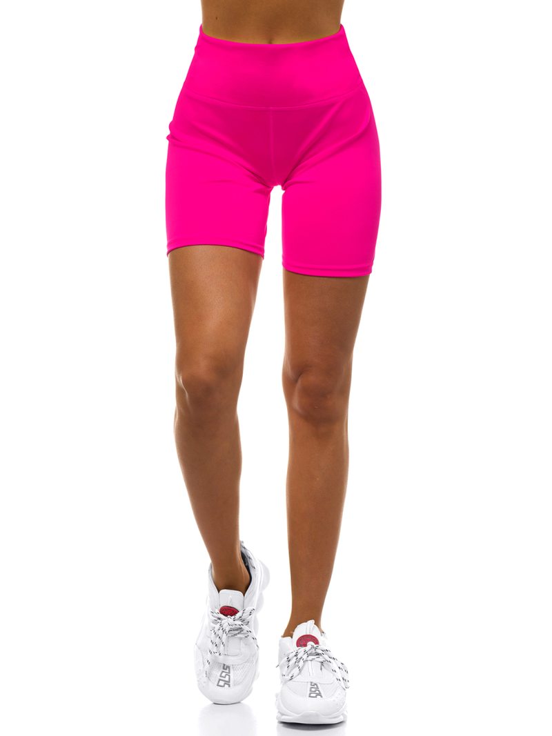 Pantaloni scurți sportivi pentru femei fucsie OZONEE O/54548