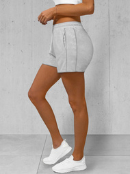 Pantaloni scurți sportivi pentru femei gri OZONEE JS/8K952/2