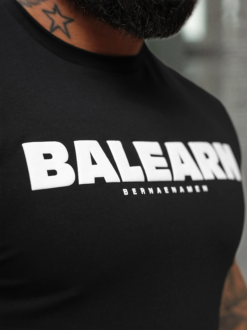 Tricou bărbați negru OZONEE NB/MT3135