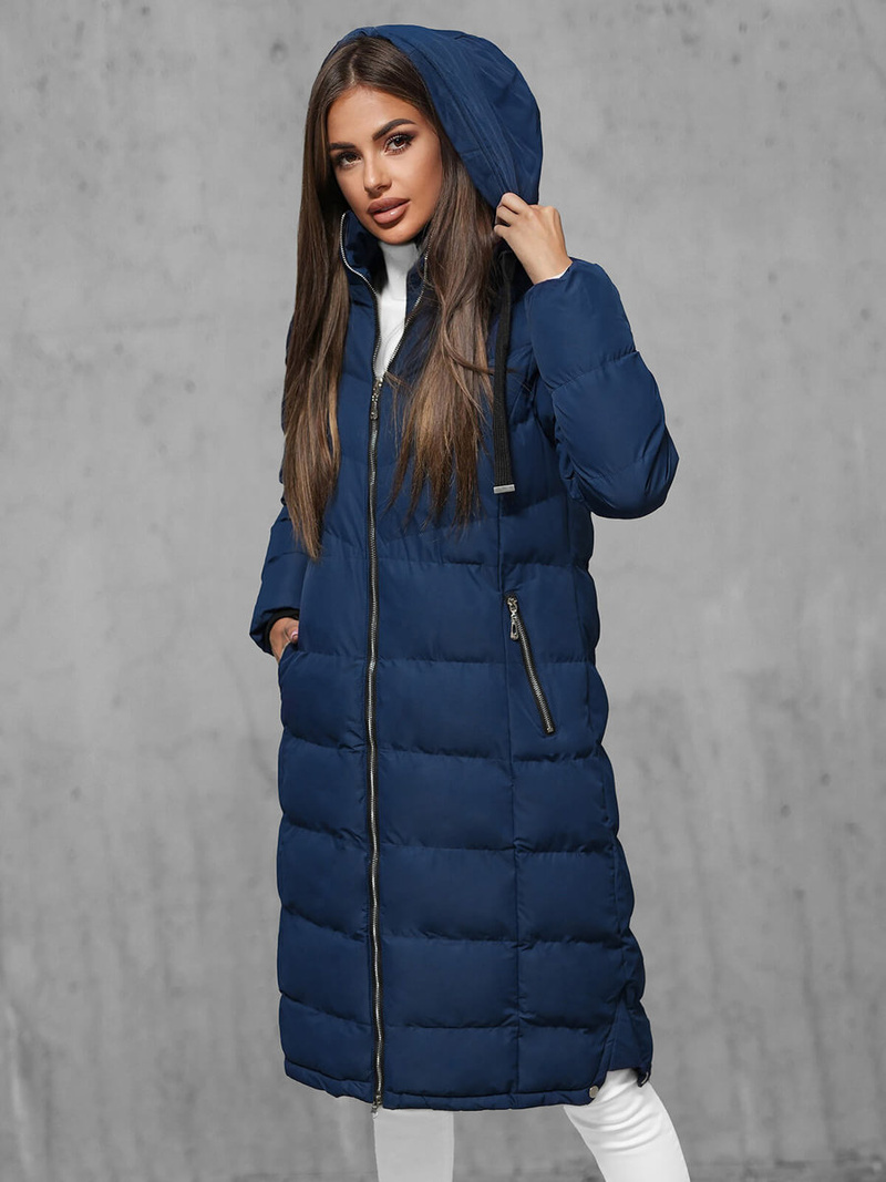 Geacă de femei albastru marin OZONEE JS/M736/215