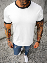 Tricou bărbați alb OZONEE JS/8T83/1