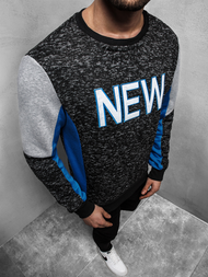 Hanorac bărbați neagră OZONEE JS/KS1908Z