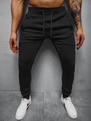 Pantaloni de trening bărbaţi negri OZONEE JS/XW01Z