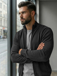 Pulover bărbați antracit OZONEE JS/59B3605/5