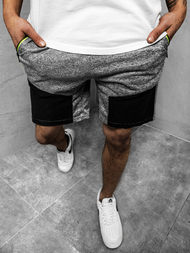 Pantaloni scurti bărbați gri OZONEE JS/KS2512Z