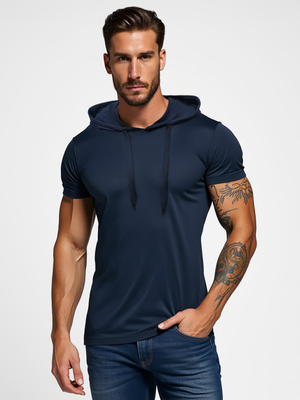 Tricou bărbați bleumarin OZONEE JS/8T89/25Z